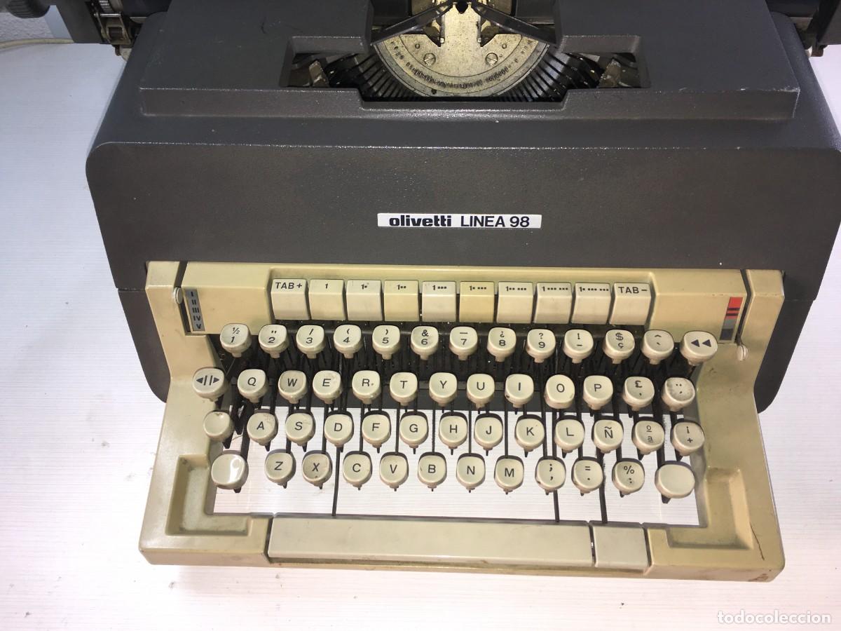 Antig&uuml;edades: MAQUINA DE ESCRIBIR OLIVETTI LINEA 98 - Foto 3