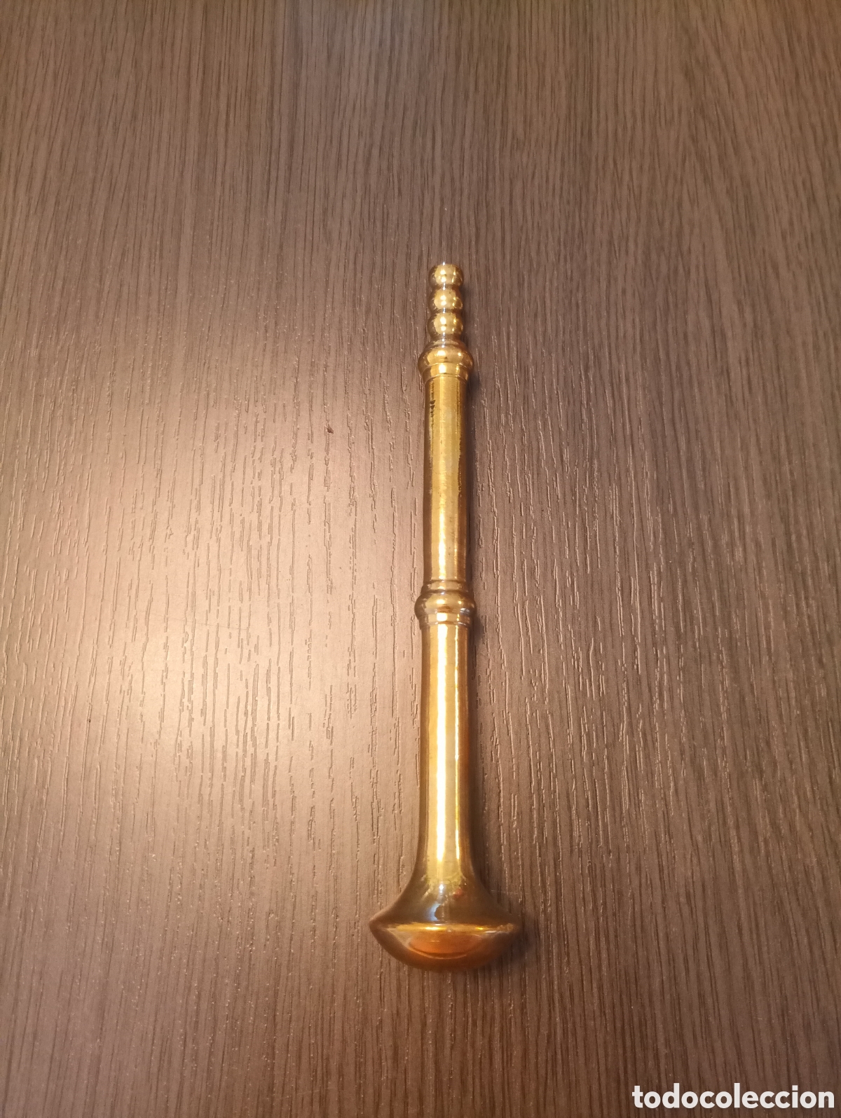 Antig&uuml;edades: Antiguo Mazo / Mano Almirez Bronce - Foto 1