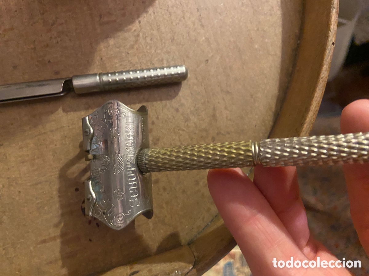 Antig&uuml;edades: Lote 14 de afeitar antiguas - Foto 28