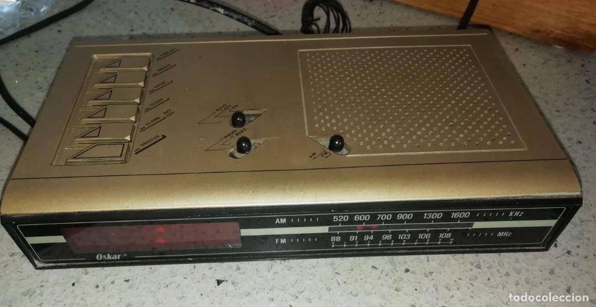 radio-reloj-despertador vintage ”oskar” años 80 - Compra venta en