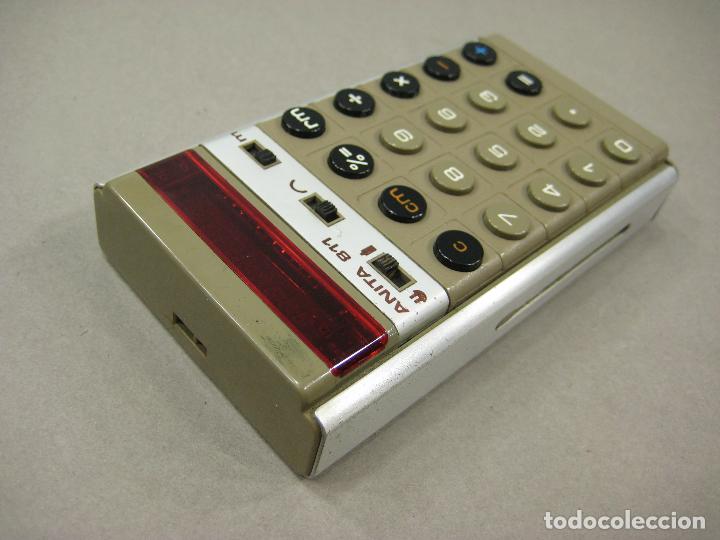 Antig&uuml;edades: CALCULADORA CON FUNDA ANITA 811 - Foto 7