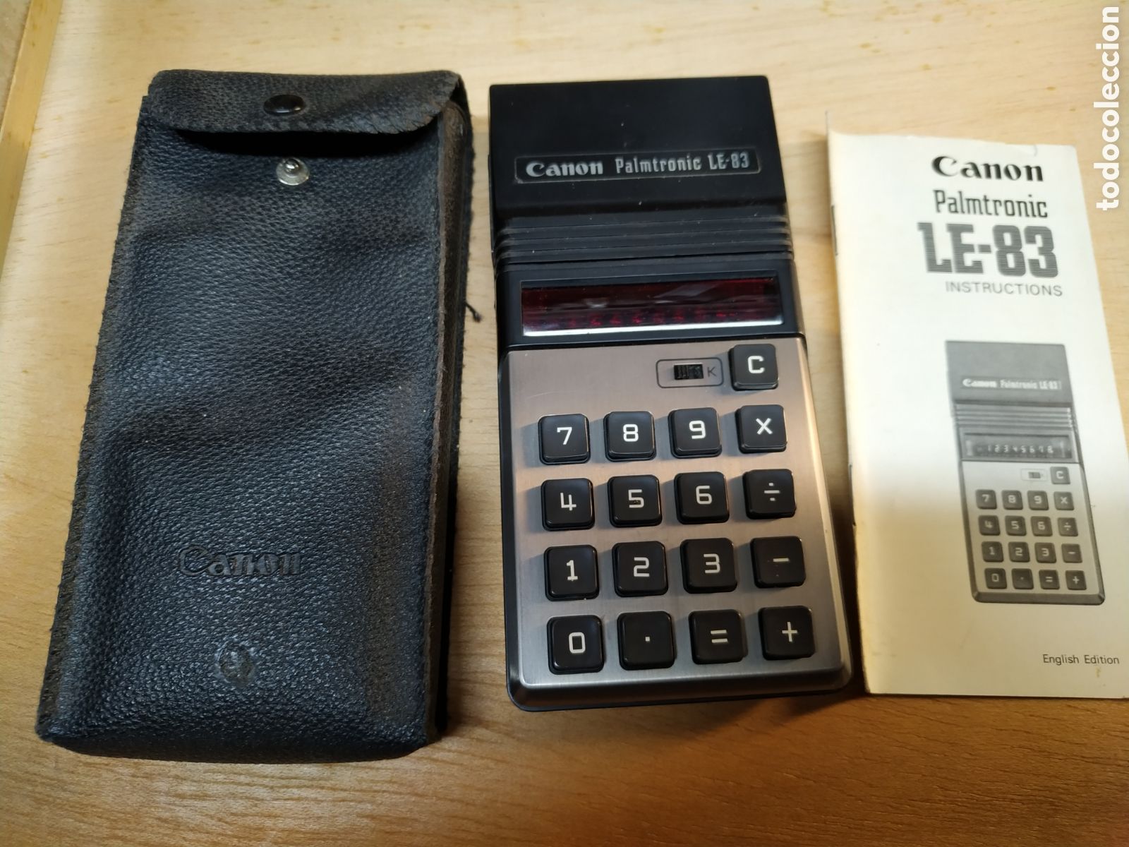 Antig&uuml;edades: Calculadora Canon Palmtronic LE-83 - Foto 1