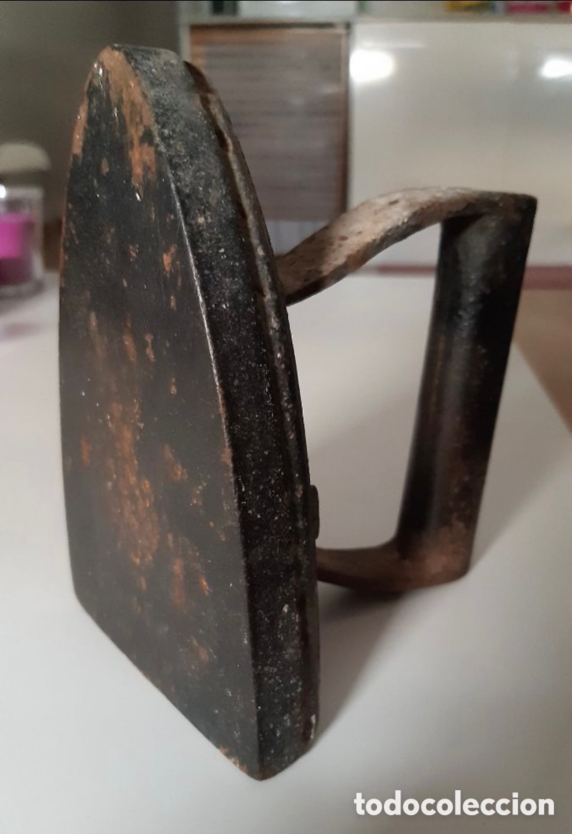 Antig&uuml;edades: Plancha de hierro Mondragon VRC - Foto 4
