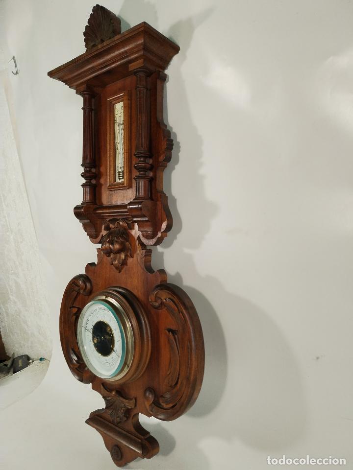 Antig&uuml;edades: antiguo barometro termometro - Foto 5