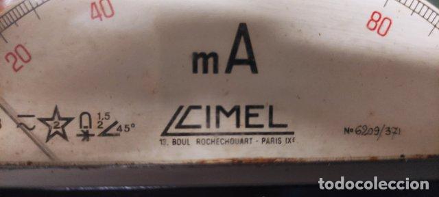 Antig&uuml;edades: ANTIGUO AMPER&Iacute;METRO FRANC&Eacute;S MARCA CIMEL - Foto 2