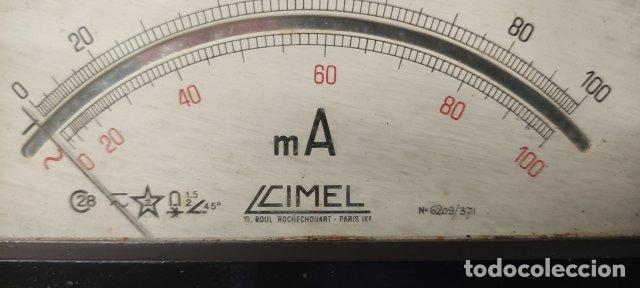 Antig&uuml;edades: ANTIGUO AMPER&Iacute;METRO FRANC&Eacute;S MARCA CIMEL - Foto 3