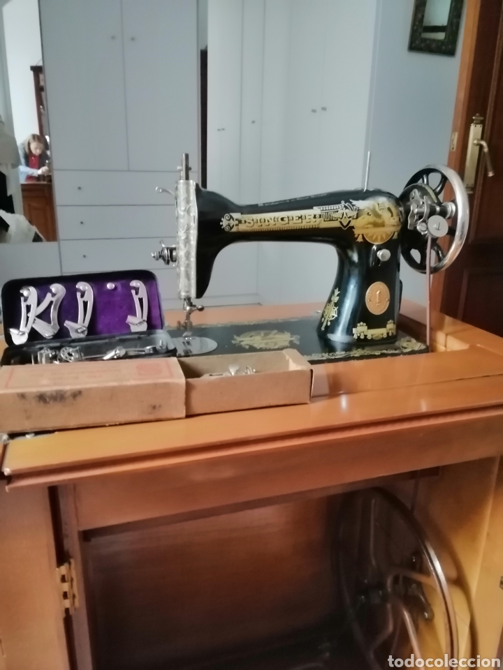 máquina de coser singer antigua - Compra venta en todocoleccion