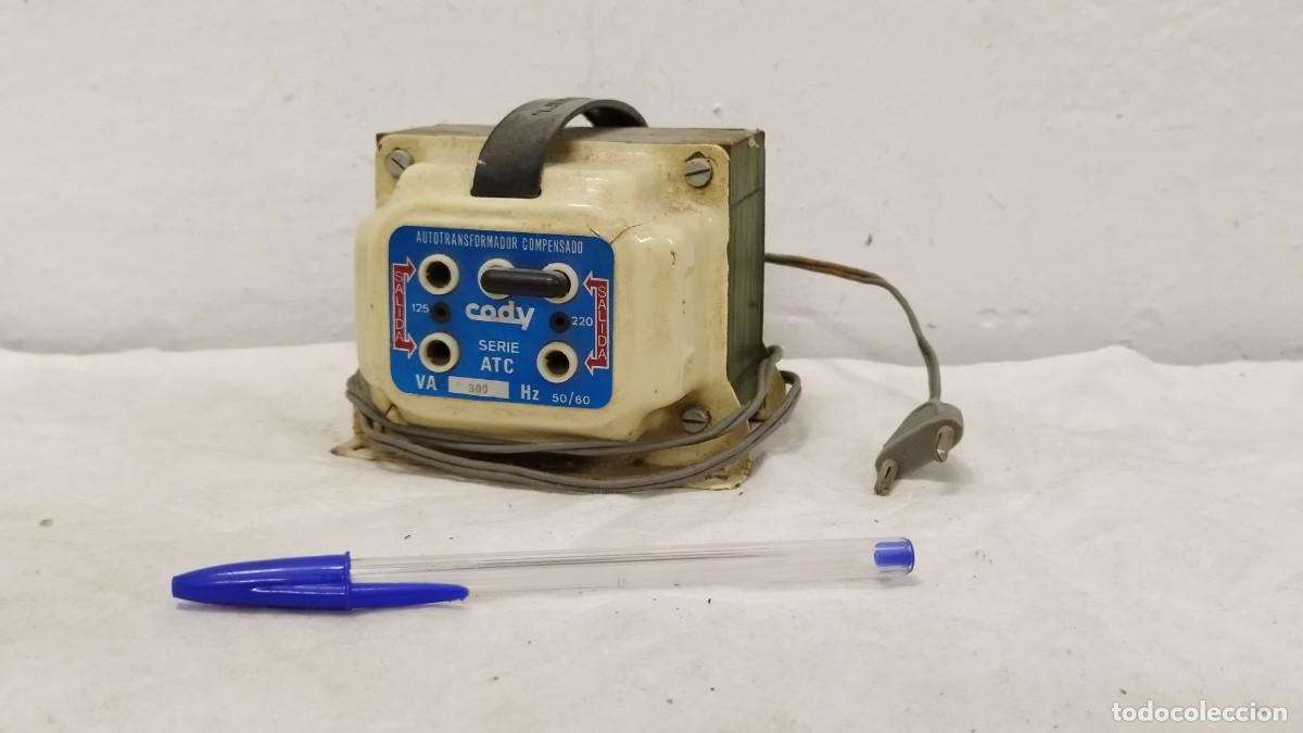 antiguo transformador de luz - 125 v a 220 v - Compra venta en todocoleccion