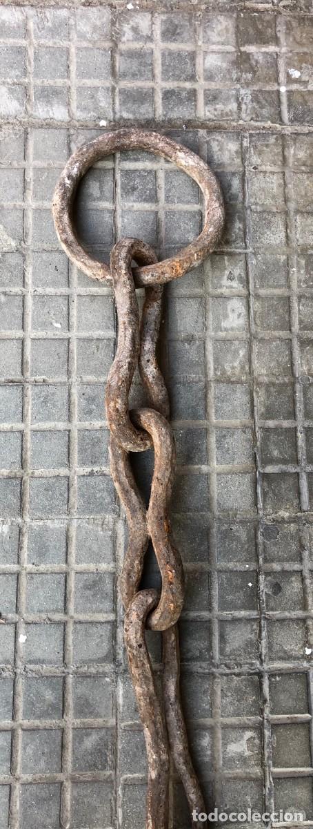 Antig&uuml;edades: Antigua CADENA artesanal de anclaje de barco - Foto 2