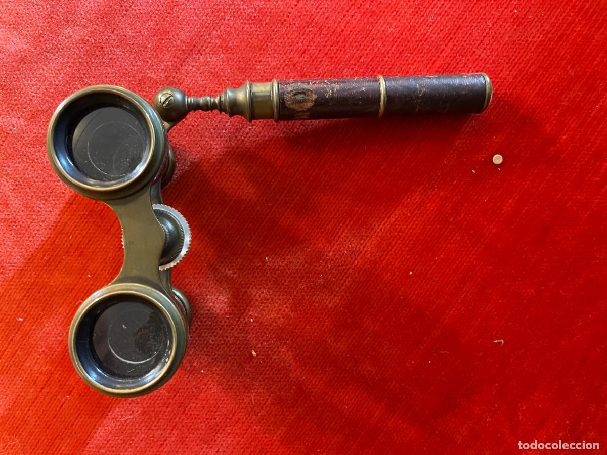 Antig&uuml;edades: GEMELOS DE TEATRO CON MANGO EXTENSIBLE - IMPERTINENTES S. XIX - Foto 3