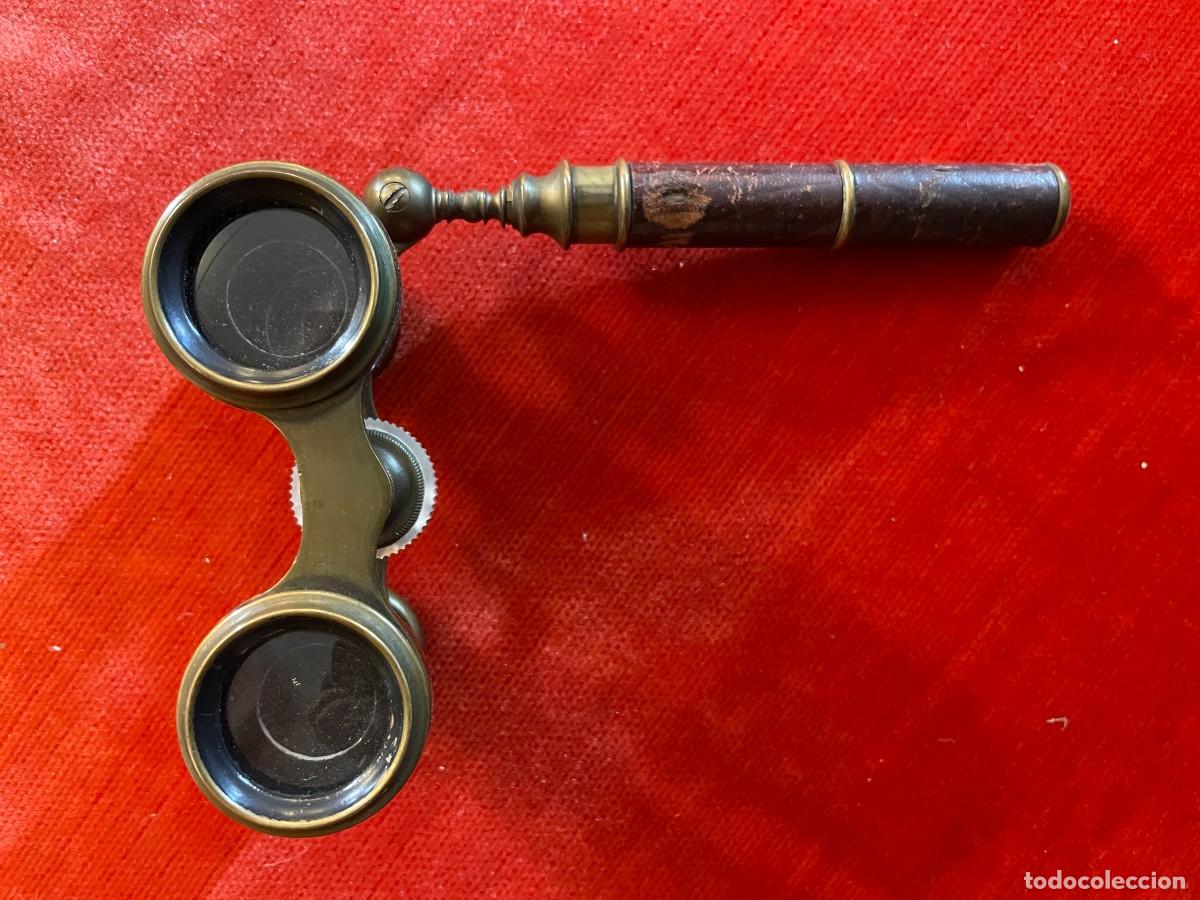 Antig&uuml;edades: GEMELOS DE TEATRO CON MANGO EXTENSIBLE - IMPERTINENTES S. XIX - Foto 4