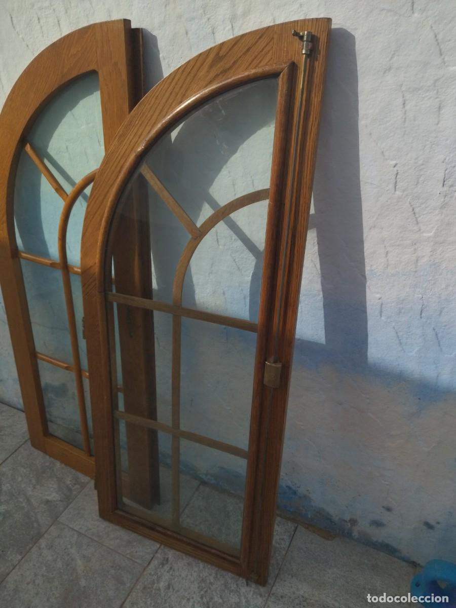 Antig&uuml;edades: PRECIOSAS PUERTAS DE MADERA DE ROBLE ESTILO INGLES DE VITRINA. - Foto 6