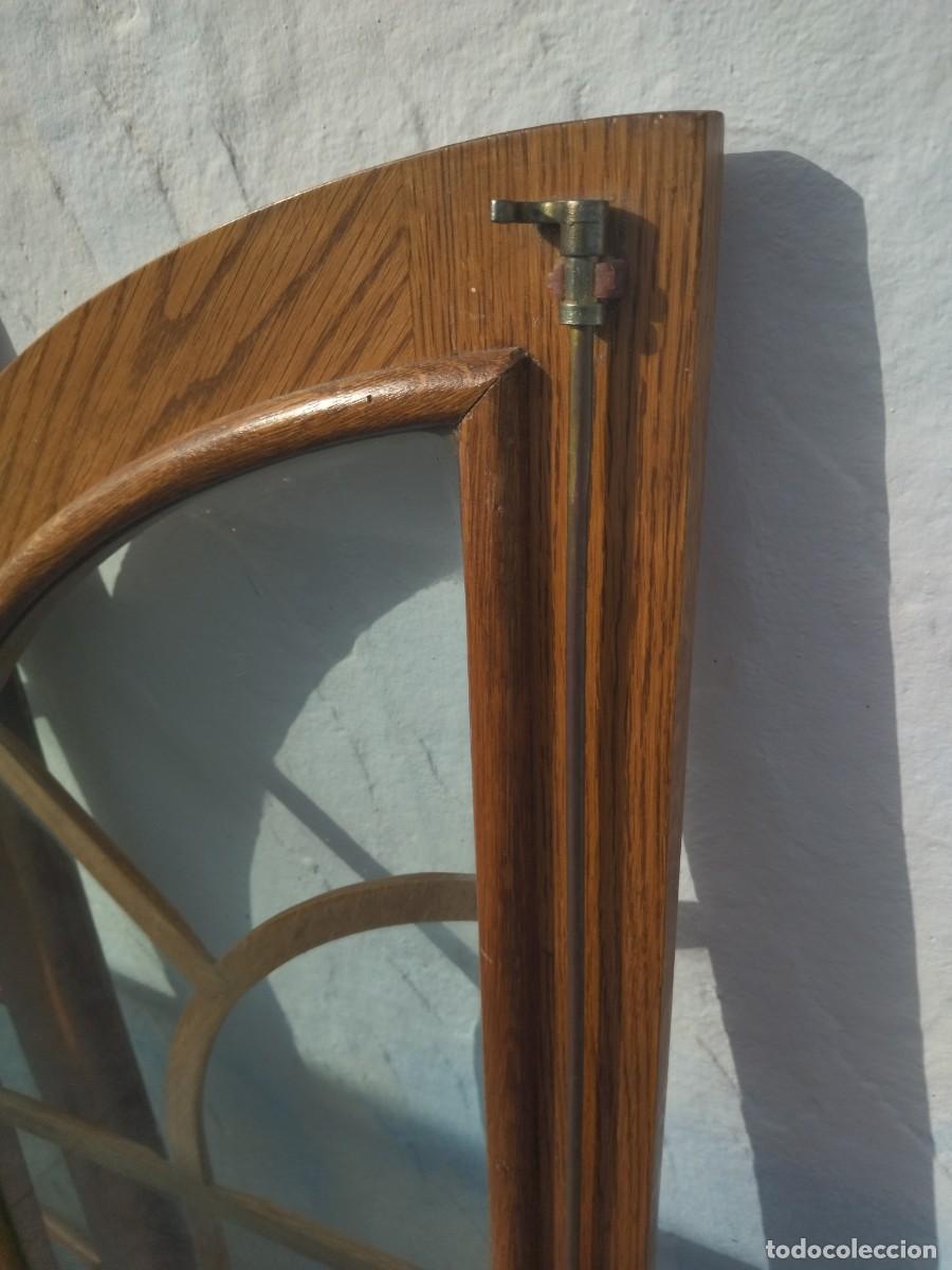 Antig&uuml;edades: PRECIOSAS PUERTAS DE MADERA DE ROBLE ESTILO INGLES DE VITRINA. - Foto 8