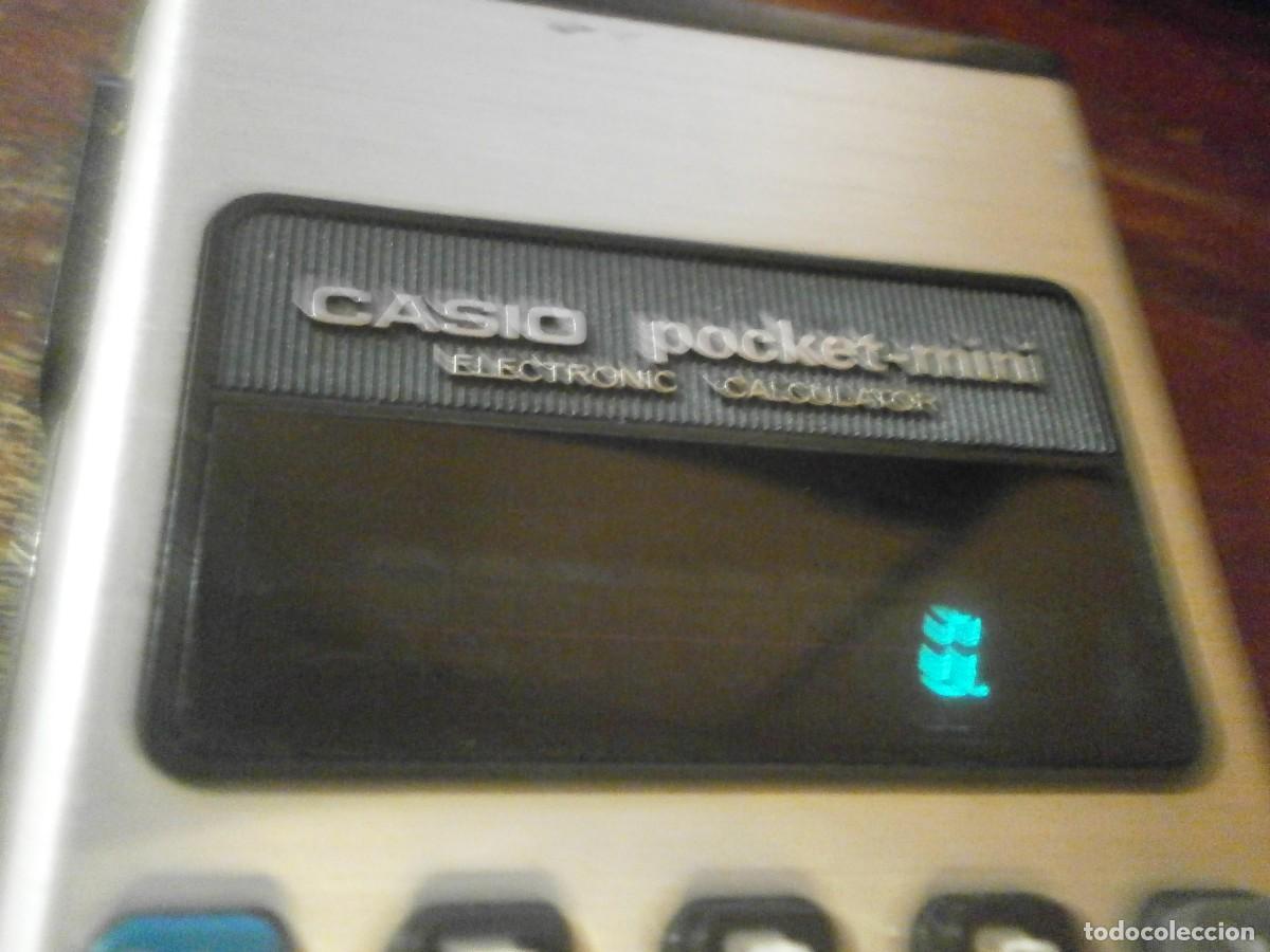 Antig&uuml;edades: Casio Pocket mini electronic calculadora vintage - funcionando - Foto 4