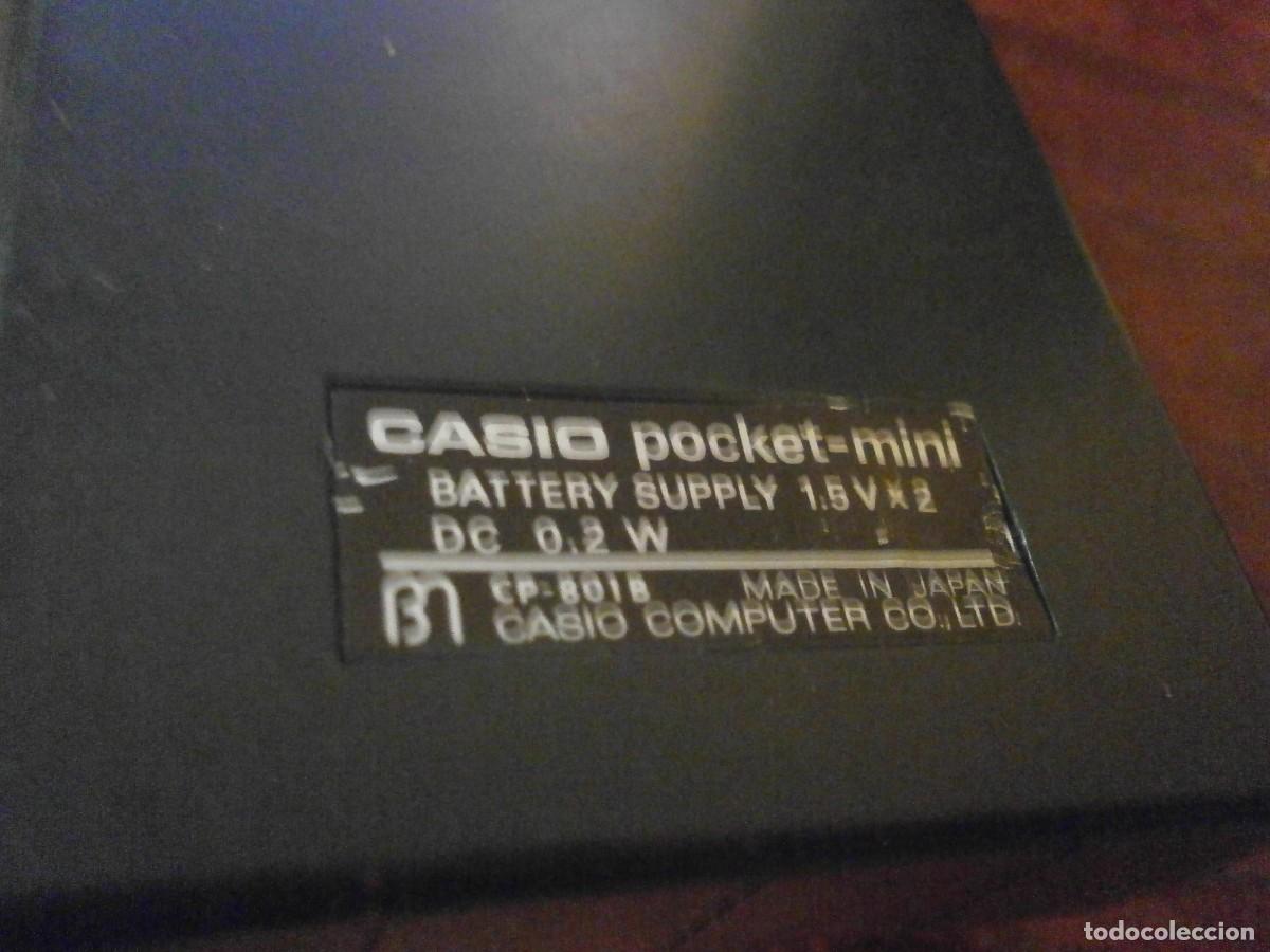 Antig&uuml;edades: Casio Pocket mini electronic calculadora vintage - funcionando - Foto 7