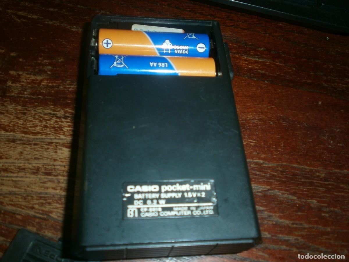 Antig&uuml;edades: Casio Pocket mini electronic calculadora vintage - funcionando - Foto 8