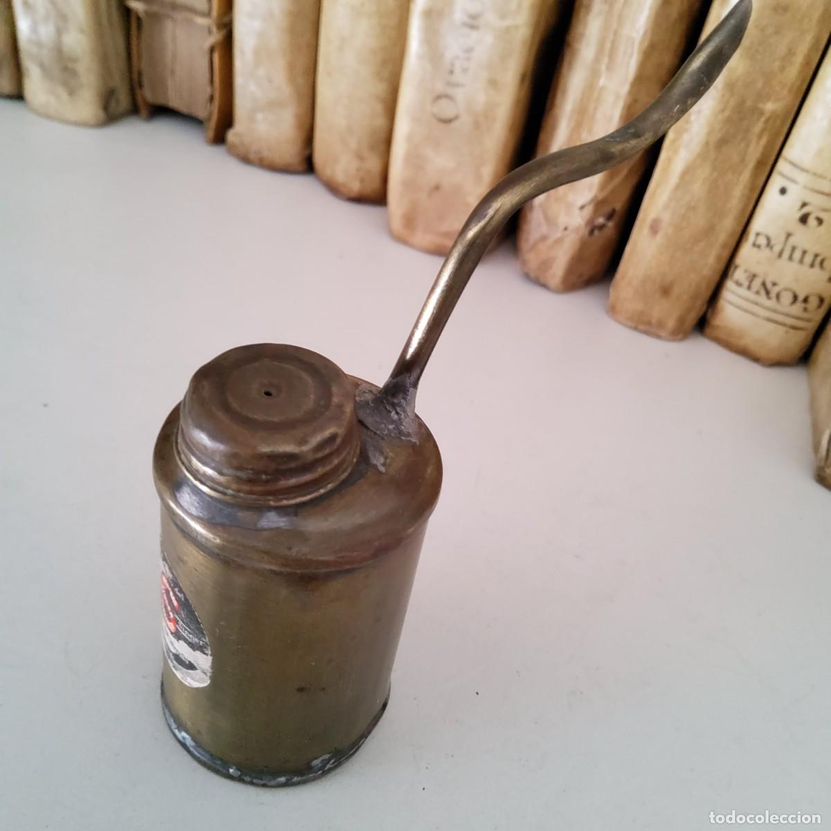 Antig&uuml;edades: ANTIGUA ACEITERA DE MAQUINA DE COSER - Foto 6