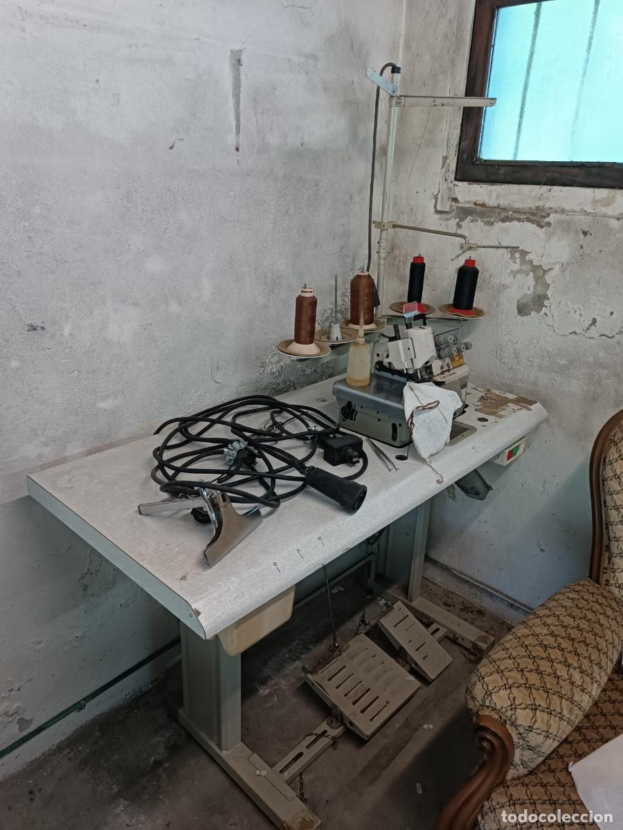Antig&uuml;edades: Maquina de coser industrial overlock - Foto 2