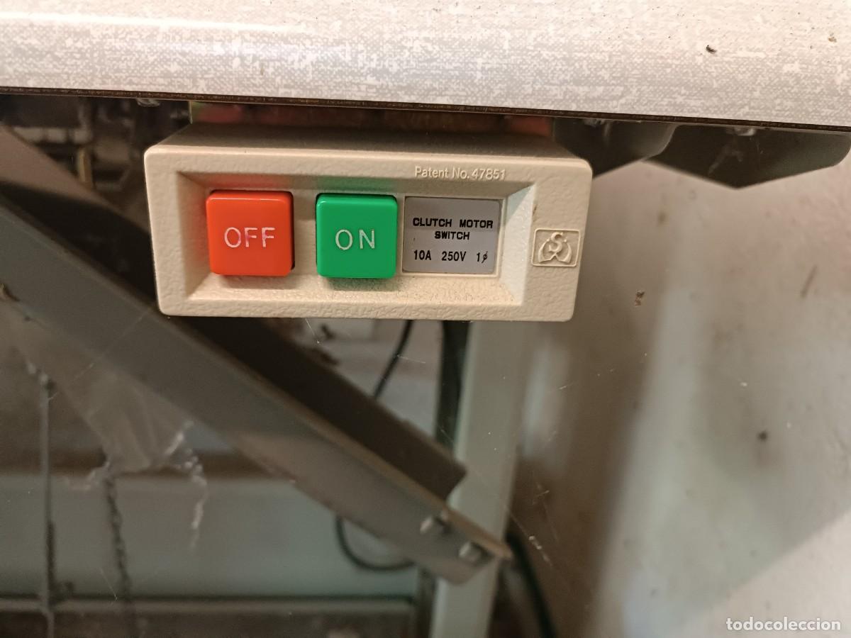 Antig&uuml;edades: Maquina de coser industrial overlock - Foto 3