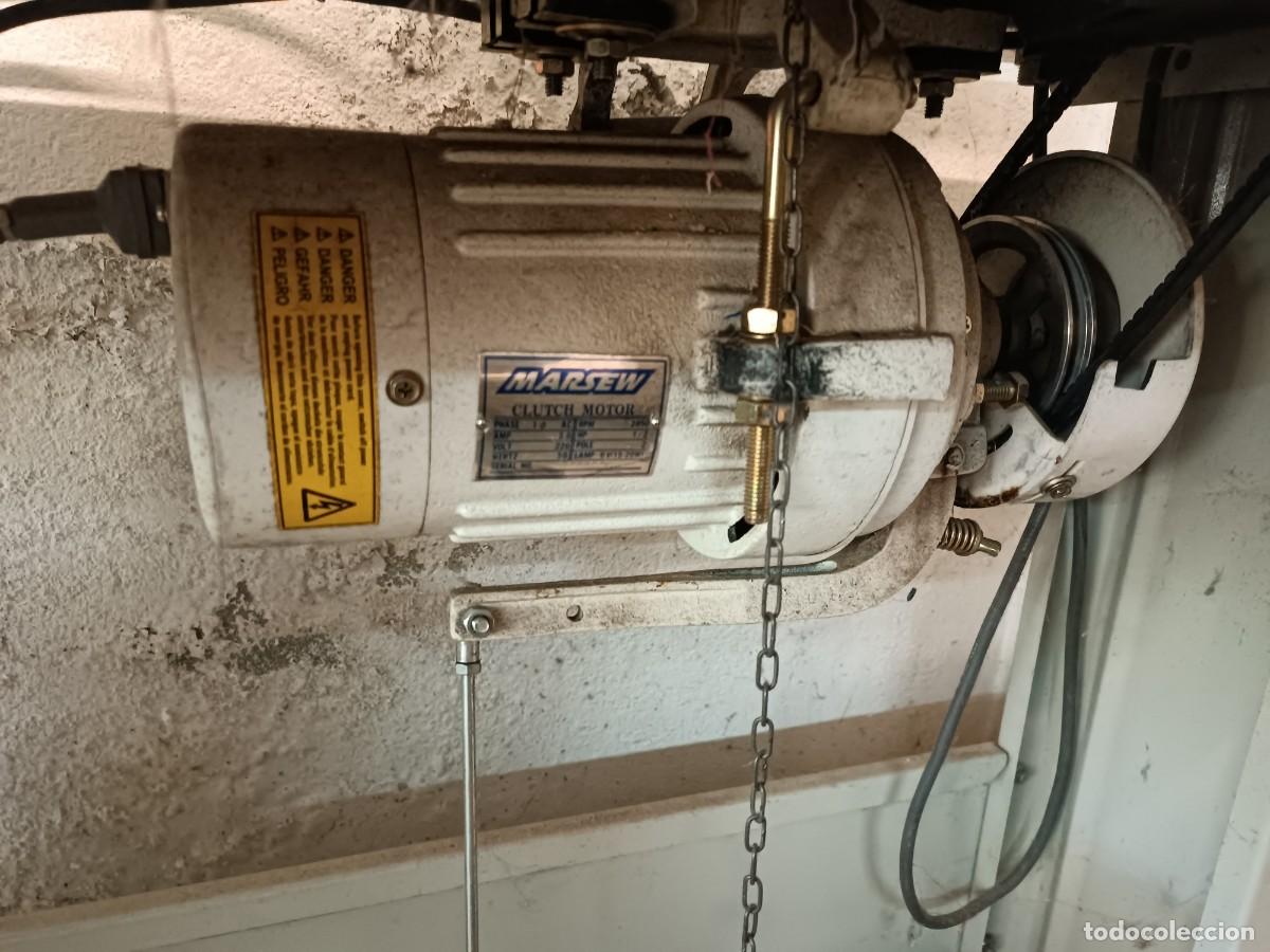 Antig&uuml;edades: Maquina de coser industrial overlock - Foto 4