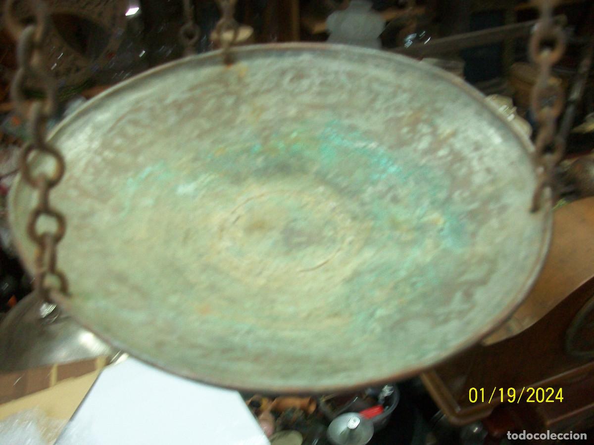 Antig&uuml;edades: ANTIGUA ROMANA CON PLATO DE COBRE - Foto 3