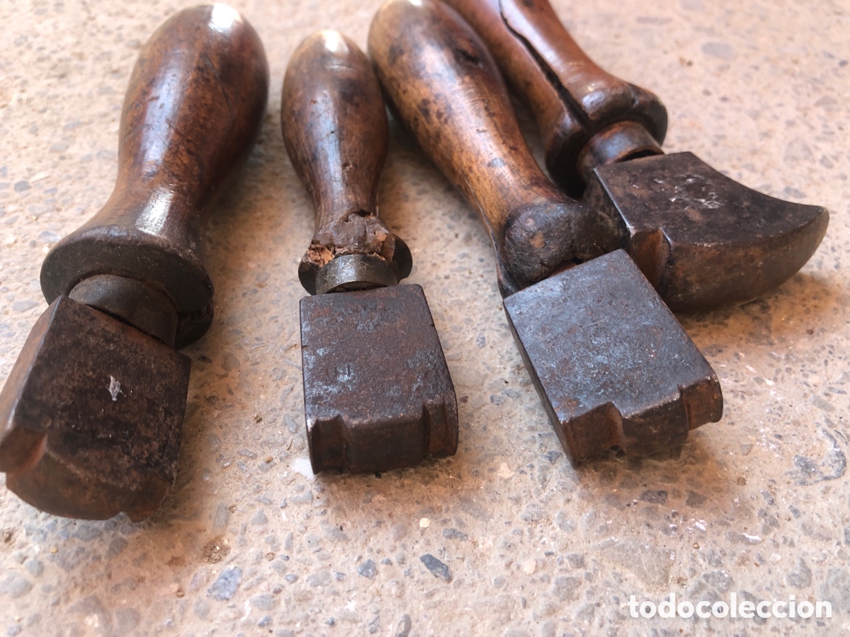 lote herramientas para trabajar el cuero - Buy Antique tools of other  professions on todocoleccion