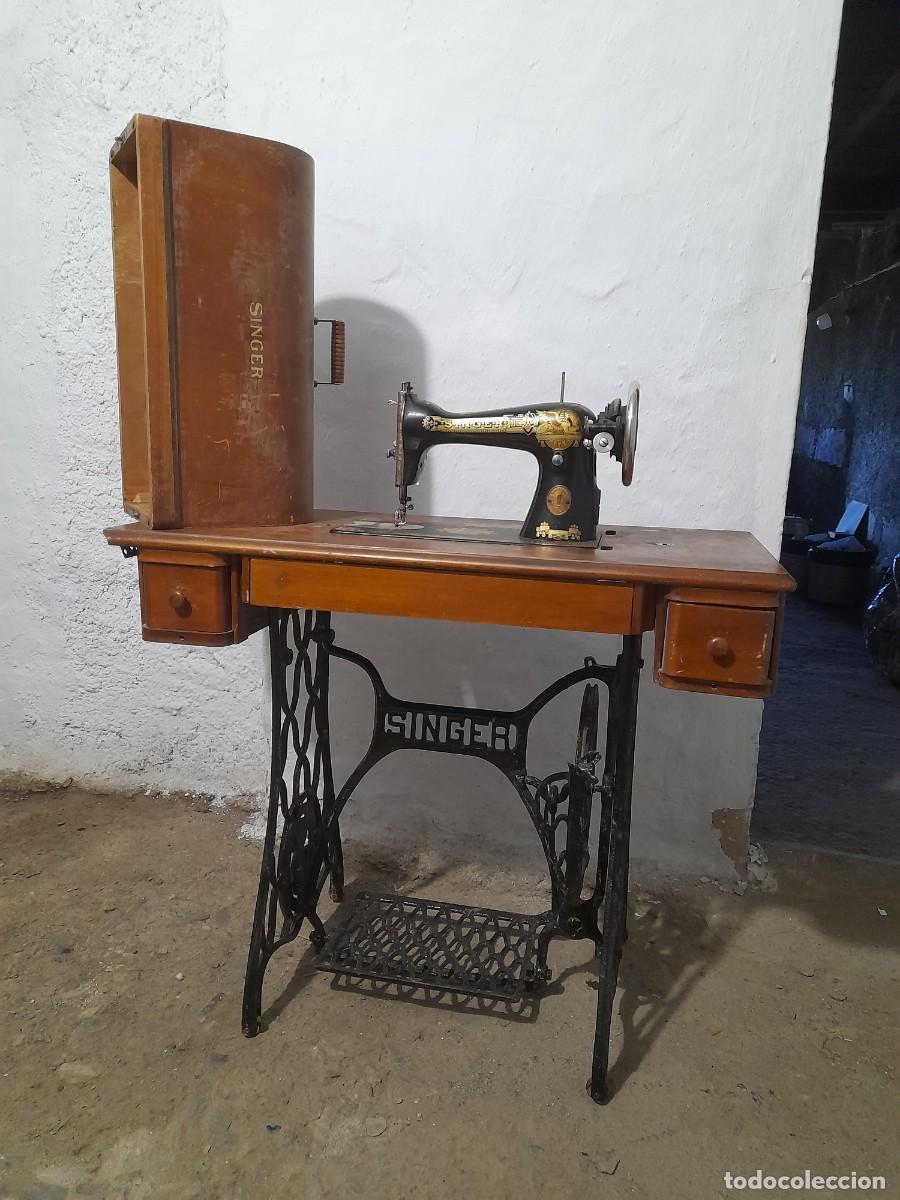 maquina de coser singer cajon y mesa pedal rest - Compra venta en  todocoleccion