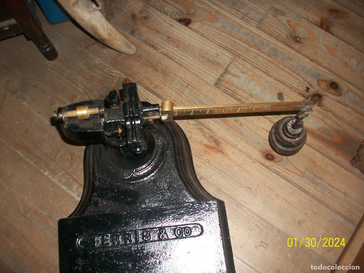 Antig&uuml;edades: ANTIGUA BASCULA FERRIS & CO-BRISTOL - Foto 3