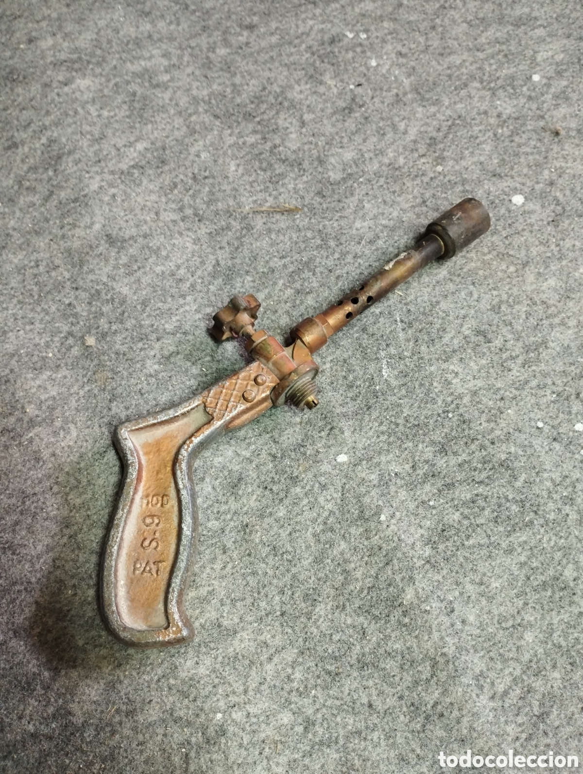Antig&uuml;edades: Antiguo soplete AMMA Mod. 6-S Pat. - Foto 2