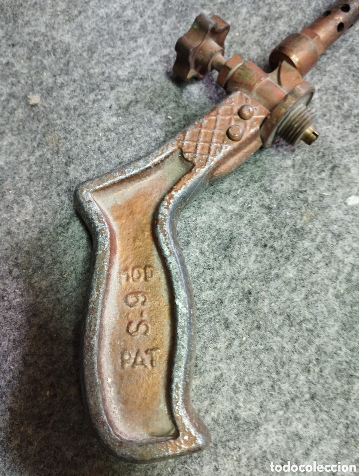 Antig&uuml;edades: Antiguo soplete AMMA Mod. 6-S Pat. - Foto 3