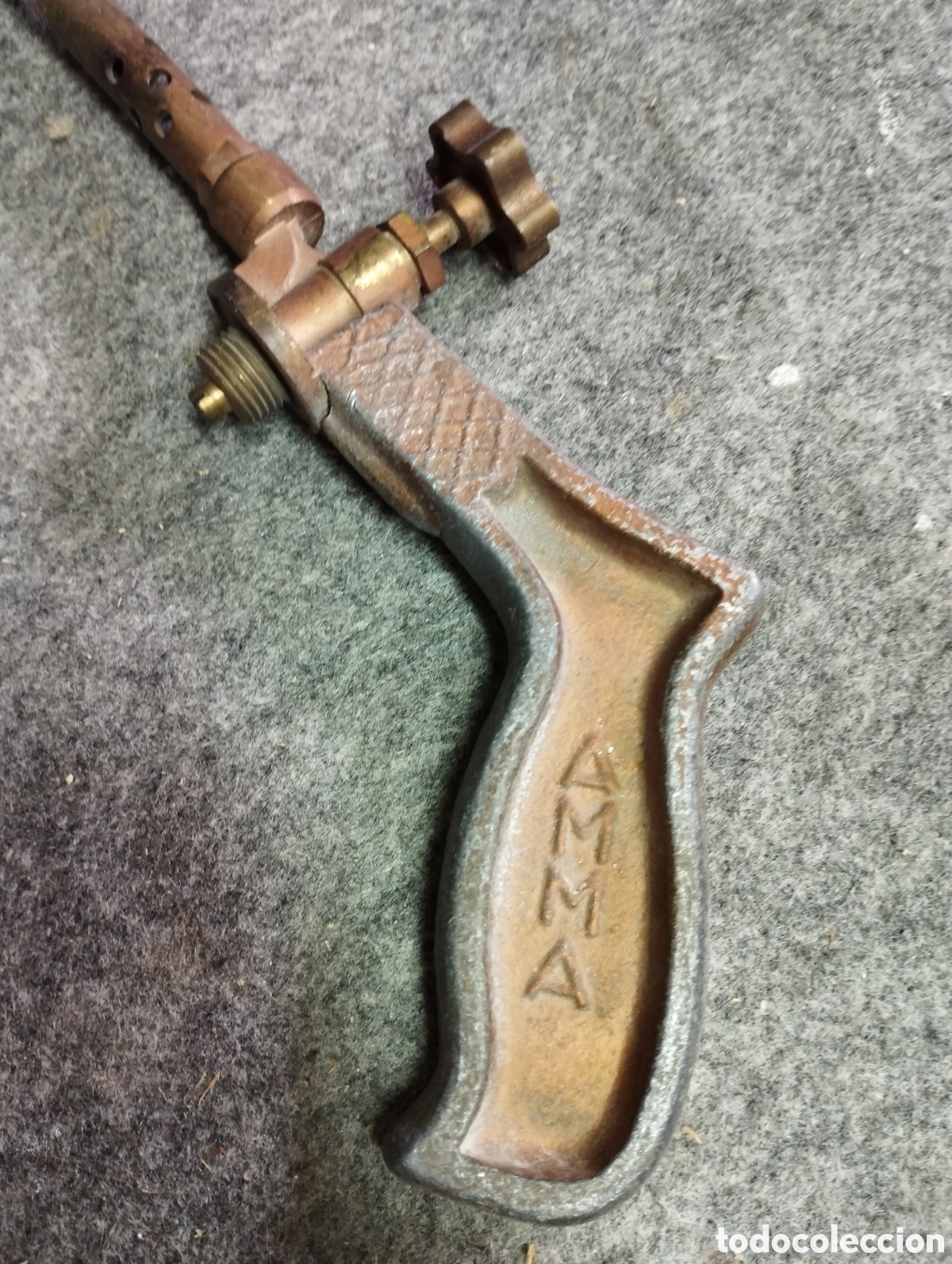 Antig&uuml;edades: Antiguo soplete AMMA Mod. 6-S Pat. - Foto 4