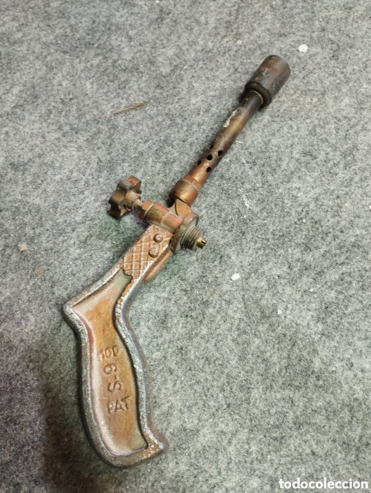 Antig&uuml;edades: Antiguo soplete AMMA Mod. 6-S Pat. - Foto 1