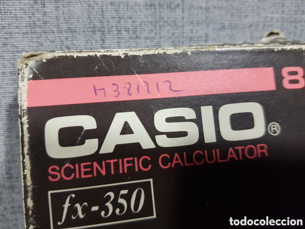 Antig&uuml;edades: CASIO FX-350 CALCULADORA CIENT&Iacute;FICA CON FUNDA Y CAJA - Foto 13