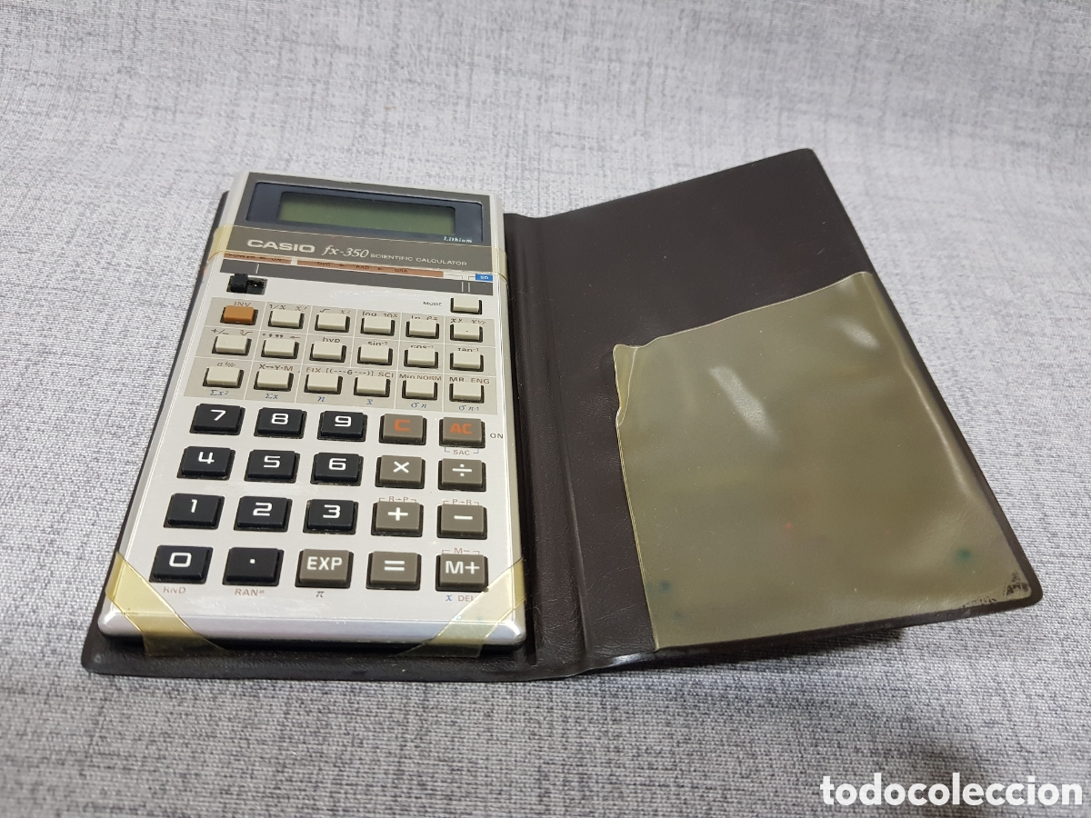 Antig&uuml;edades: CASIO FX-350 CALCULADORA CIENT&Iacute;FICA CON FUNDA Y CAJA - Foto 10