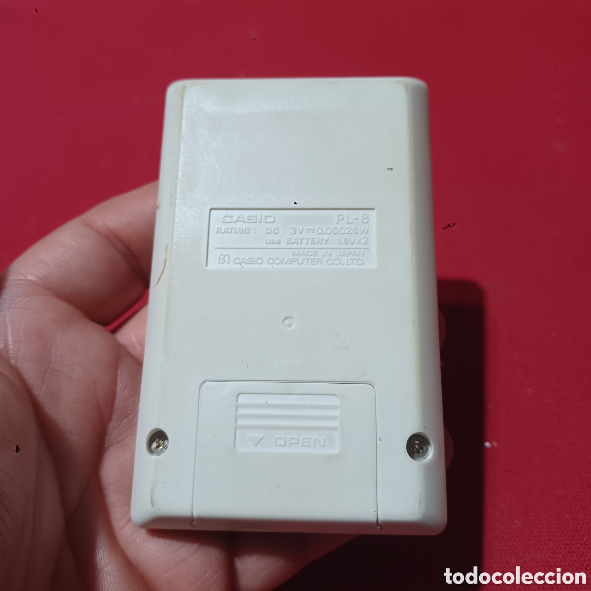 Antig&uuml;edades: Peque&ntilde;a calculadora CASIO PL - 8 funcionando - Foto 2