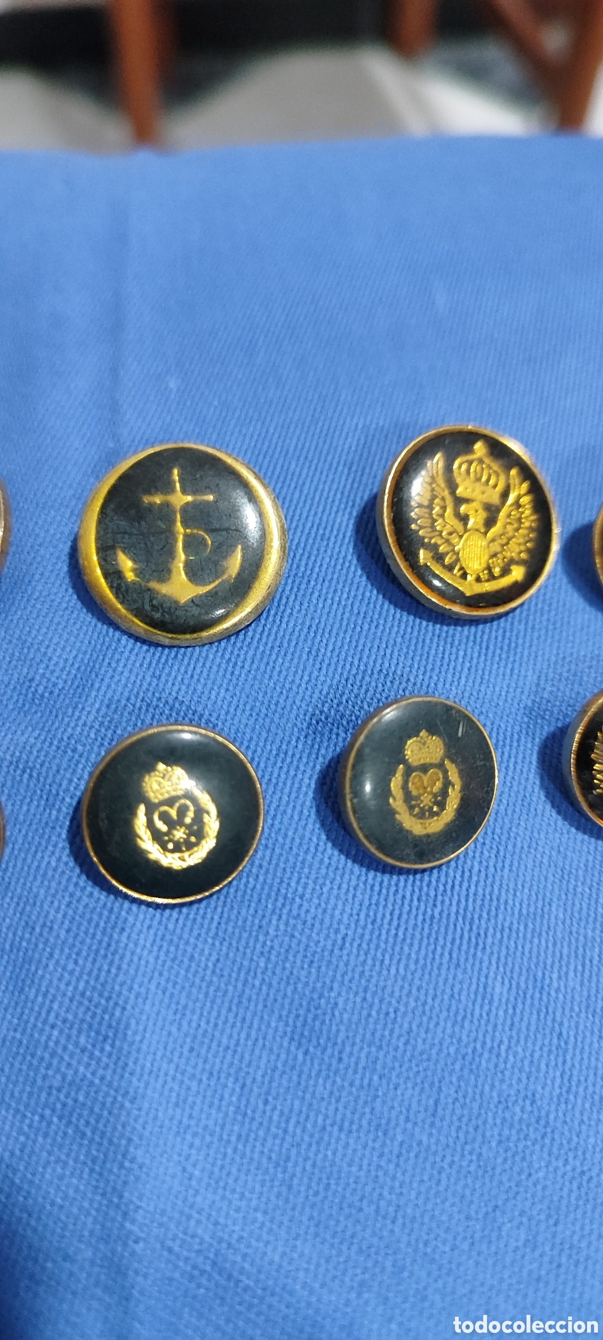 Antig&uuml;edades: ANTIGUOS BOTONES MILITARES - Foto 4