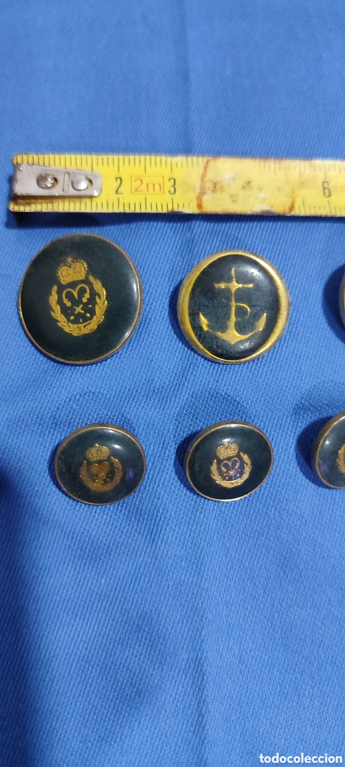 Antig&uuml;edades: ANTIGUOS BOTONES MILITARES - Foto 6