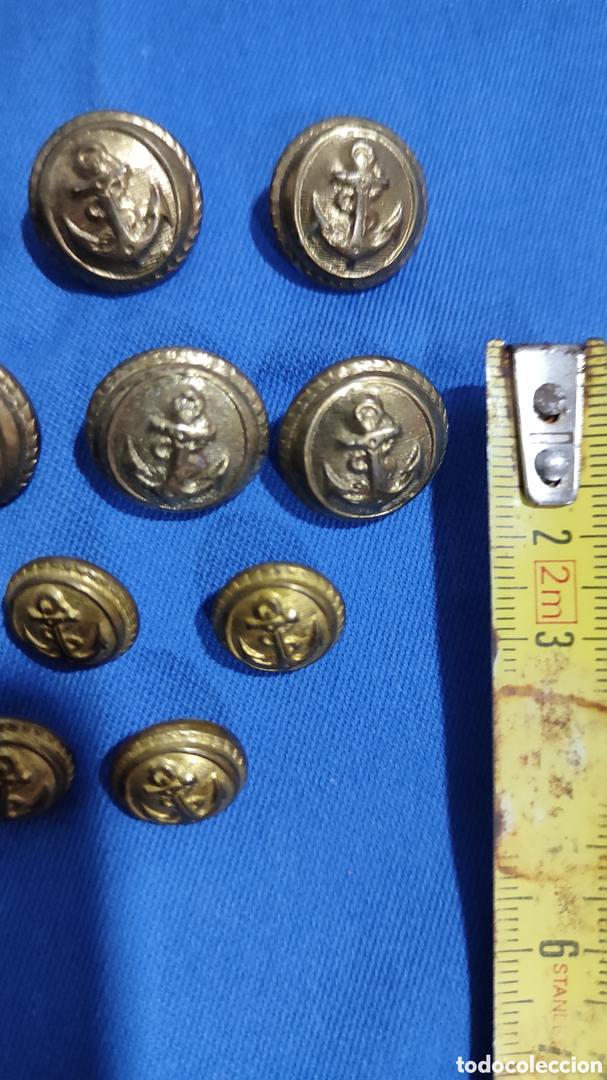 Antig&uuml;edades: ANTIGUOS BOTONES MILITARES - Foto 4
