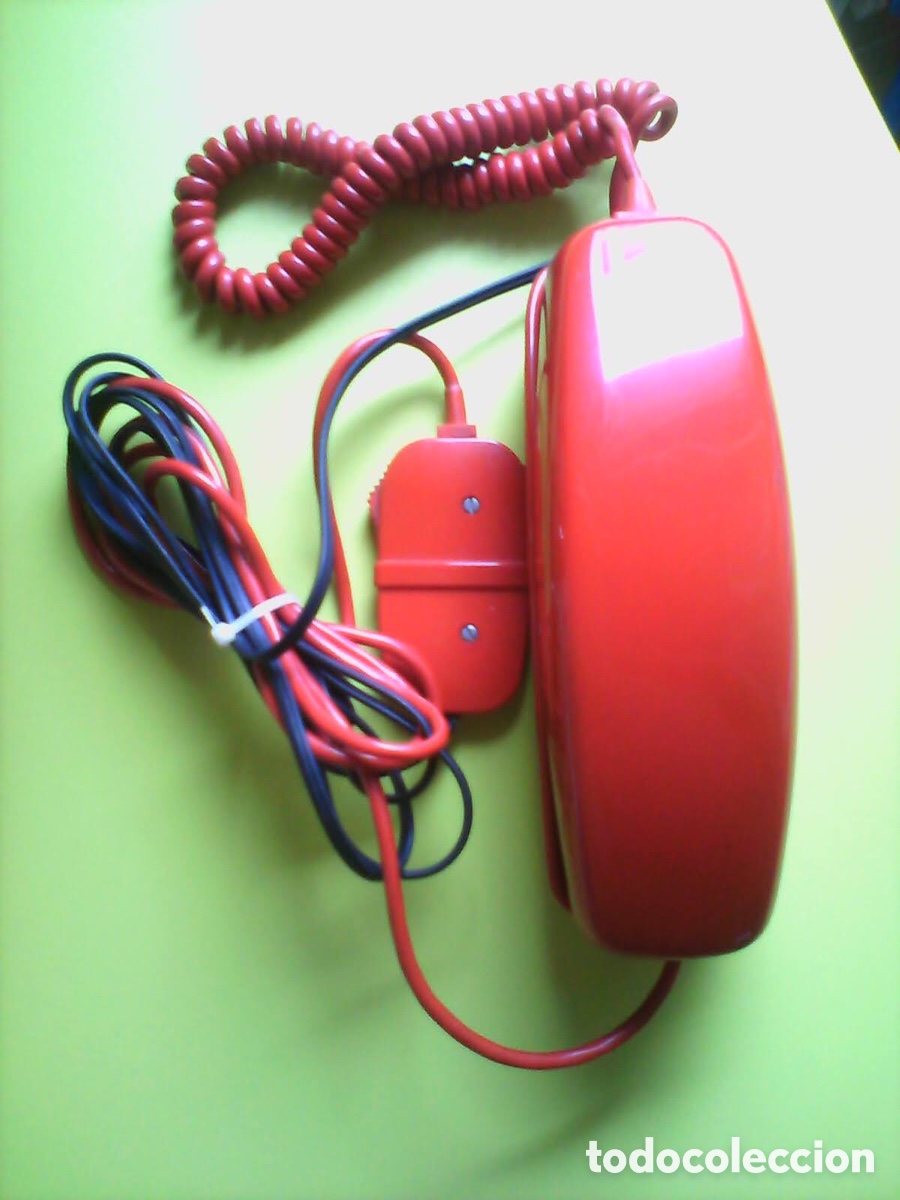 Tel&eacute;fonos: Tel&eacute;fono g&oacute;ndola rojo - Foto 2