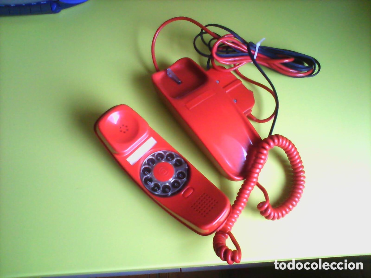 Tel&eacute;fonos: Tel&eacute;fono g&oacute;ndola rojo - Foto 1