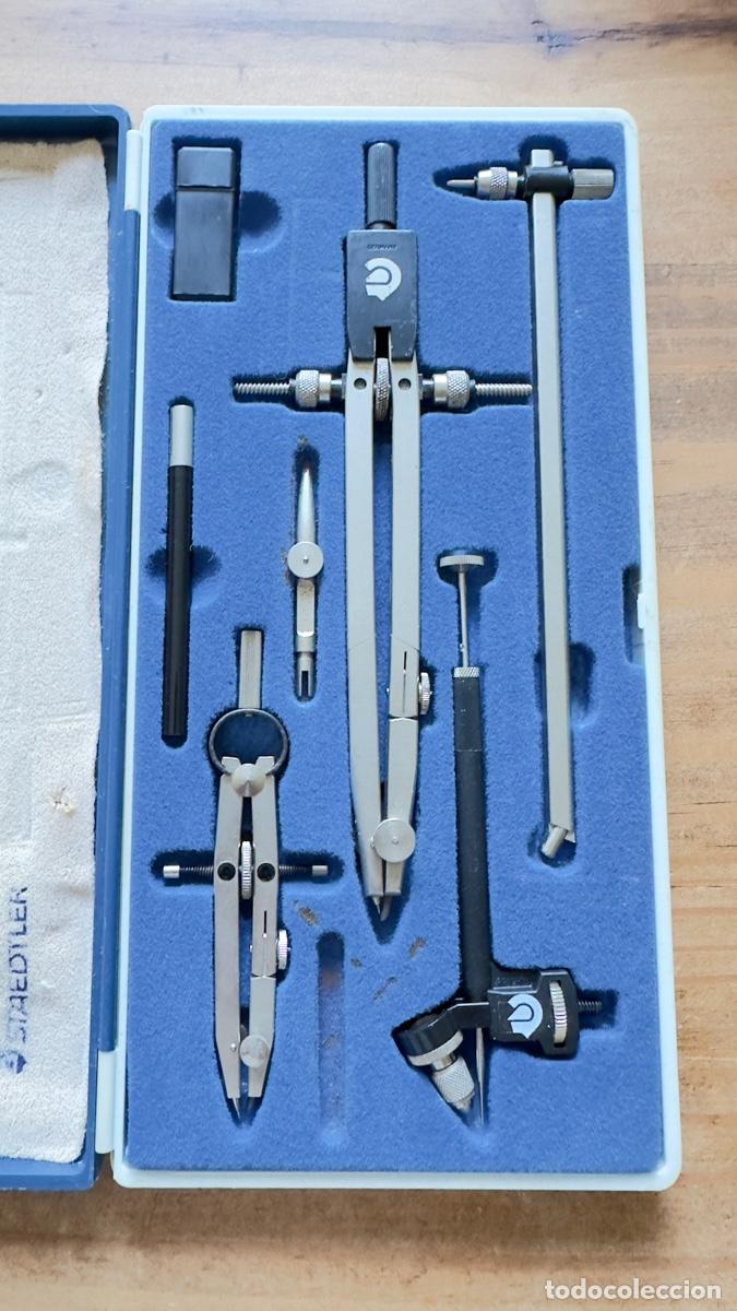 Antig&uuml;edades: CAJA COMPAS BIGOTERA STAEDTLER MARS, 55308. - Foto 4
