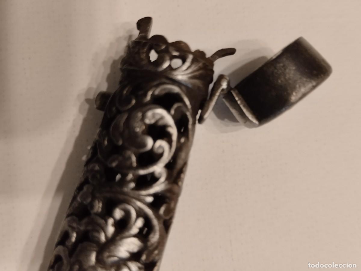 Antig&uuml;edades: Estuche antiguo hierro forjado - Foto 4