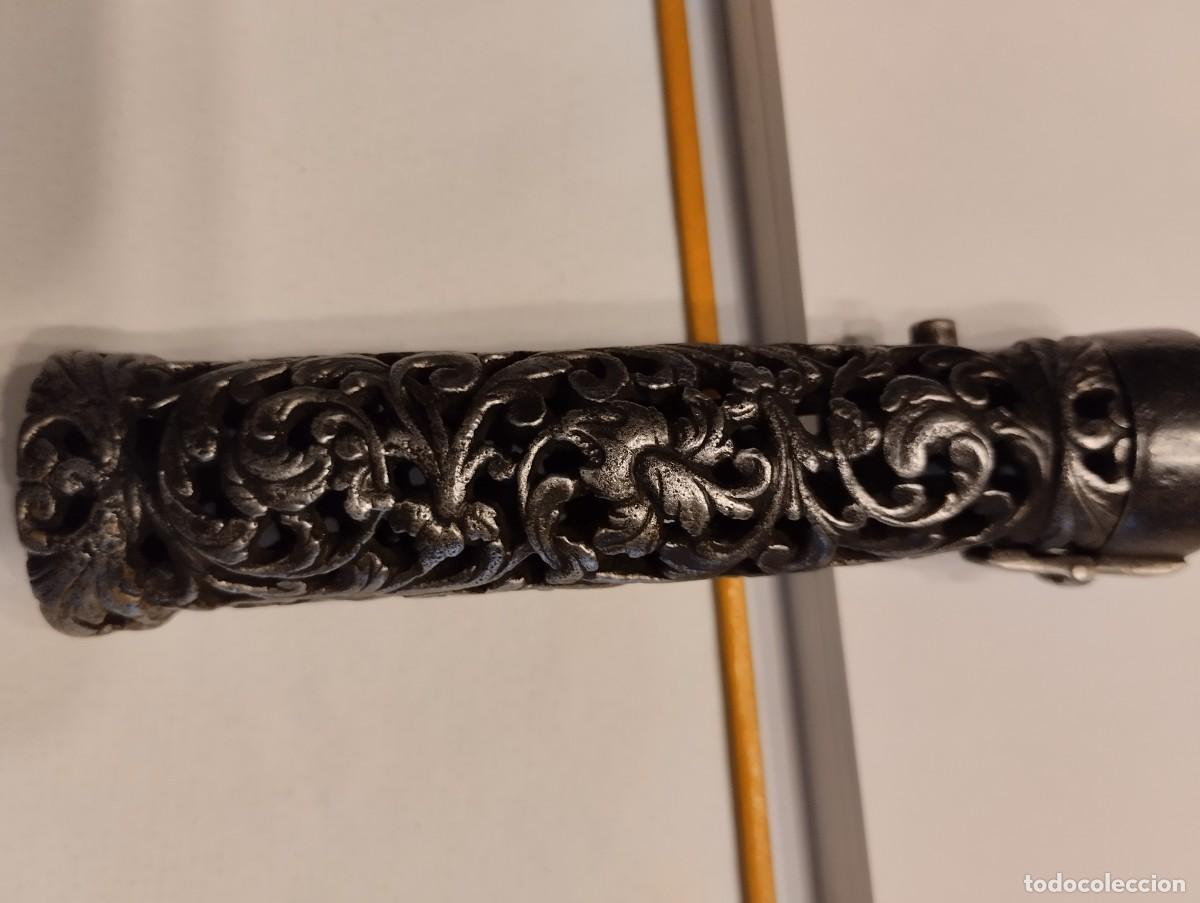 Antig&uuml;edades: Estuche antiguo hierro forjado - Foto 6