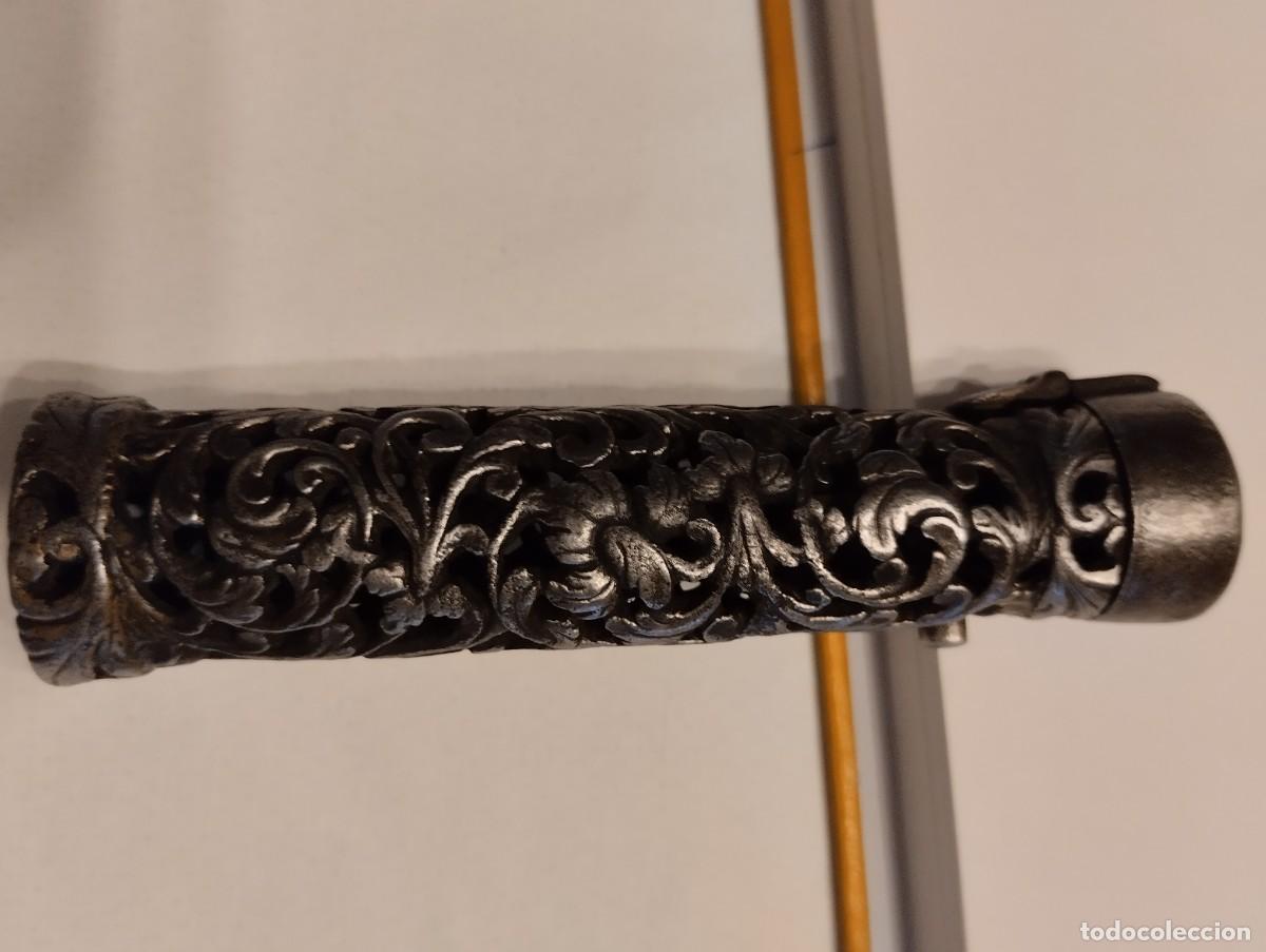 Antig&uuml;edades: Estuche antiguo hierro forjado - Foto 9