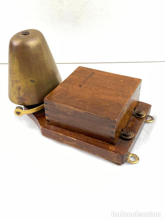 Tel&eacute;fonos: TIMBRE ANTIGUO PARA TELEFONO TIPO MAGNETO - Foto 4