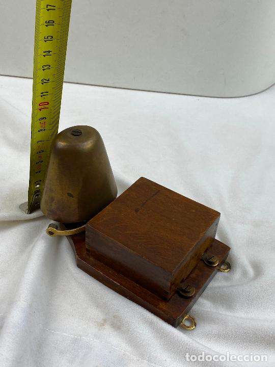 Tel&eacute;fonos: TIMBRE ANTIGUO PARA TELEFONO TIPO MAGNETO - Foto 9