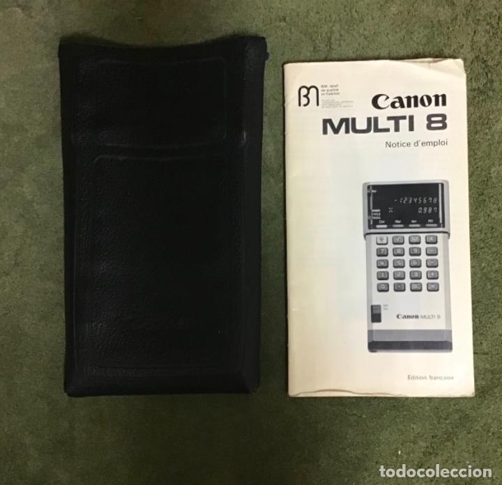 Antig&uuml;edades: CANON MULTI 8, CALCULADORA DE 1977 - Foto 7