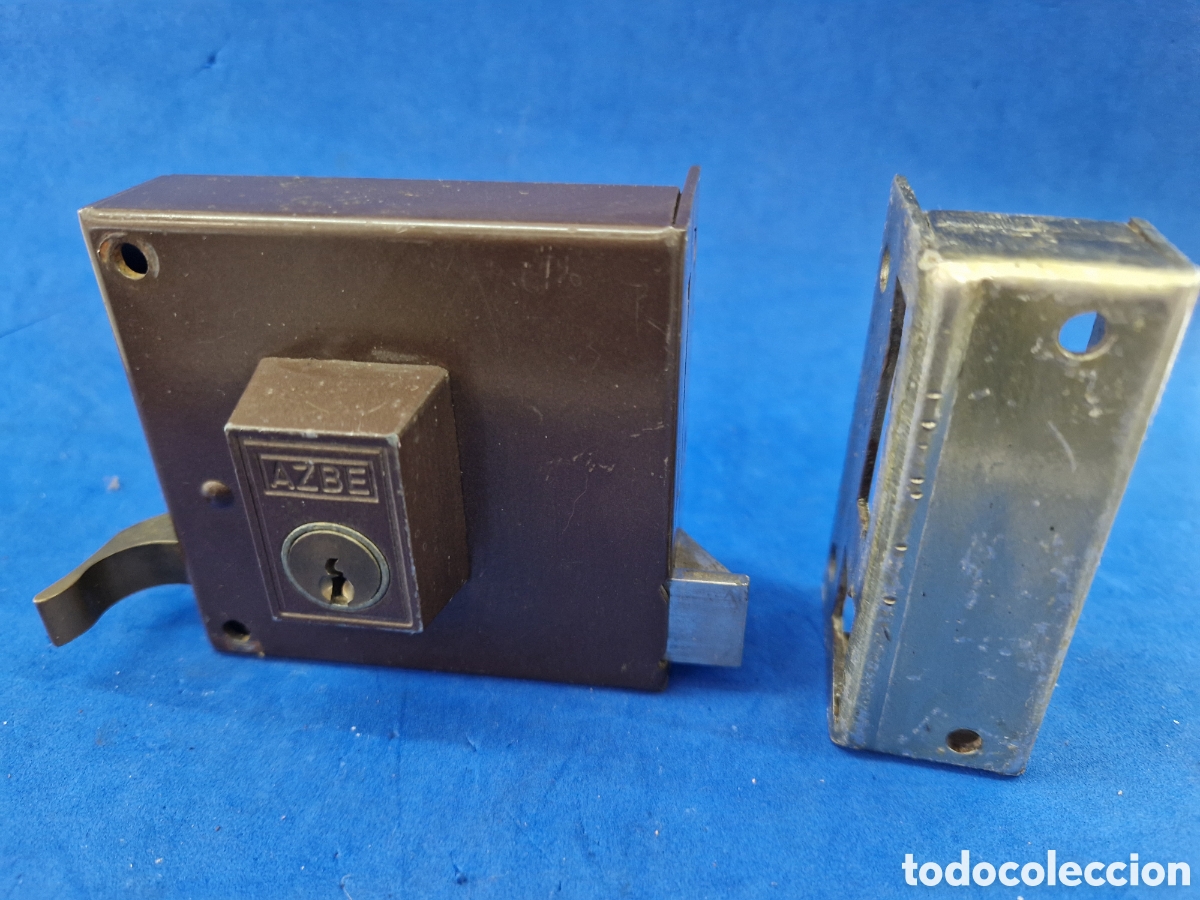 Antig&uuml;edades: Lote 2 cerraduras sin llave - Foto 3