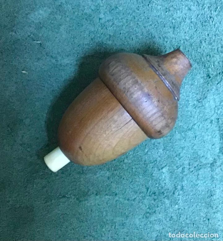 Antig&uuml;edades: BELLOTA, INTERRUPTOR DE MADERA - Foto 1