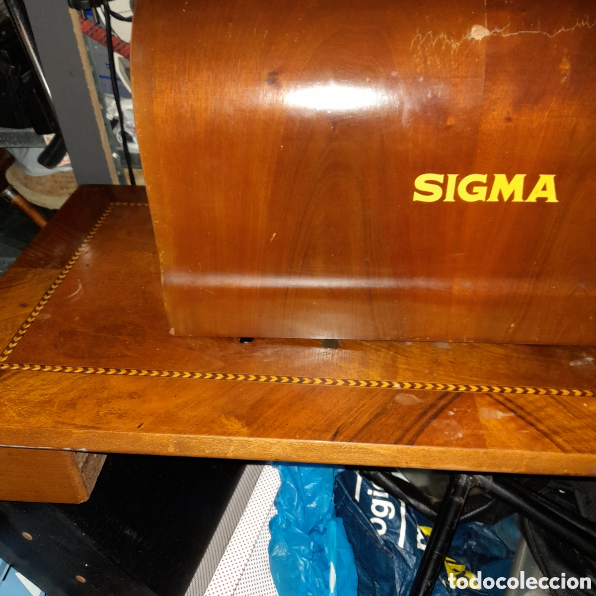 Antig&uuml;edades: M&aacute;quina de coser sigma modelo A - Foto 8